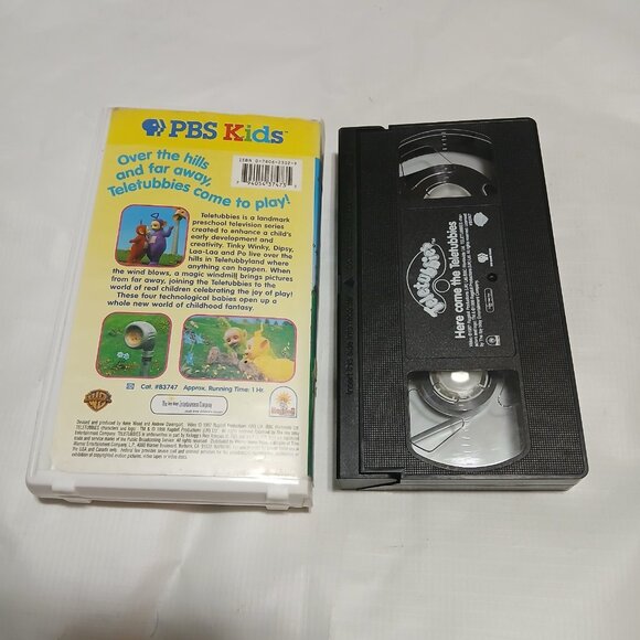 Teletubbies Here Come The Teletubbies VHS 1998 Video Tape PBS Kids VTG Clamshell - Picture 2 of 4